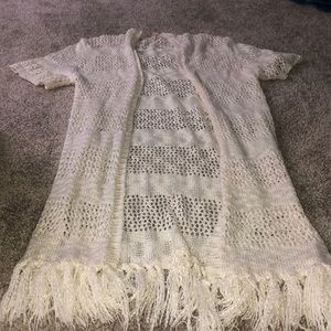 Cream Colored Cover Up